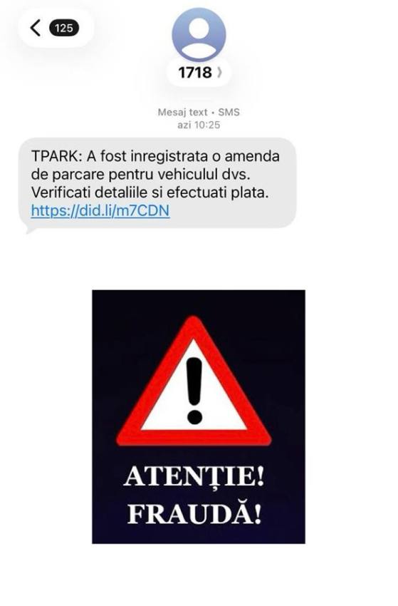 1718 frauda - Atenție, șoferi din Pitești! Escrocii trimit SMS-uri false despre parcările cu plată. Ce trebuie să faceți imediat