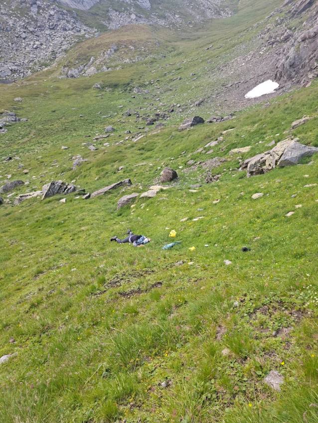 persoana decedata muntii Fagaras