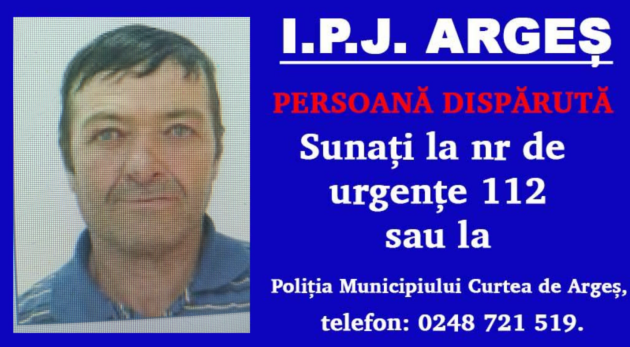 Bărbat dispărut