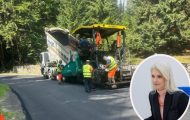 DN 7C – Transfagarasan cu ALina Gorghiu Sursă foto: Colaj Ancheta/ FB ALina Gorghiu