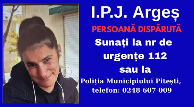 tânără disparuta Albota