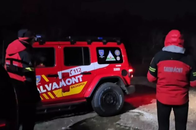Intervenție Salvamont noaptea