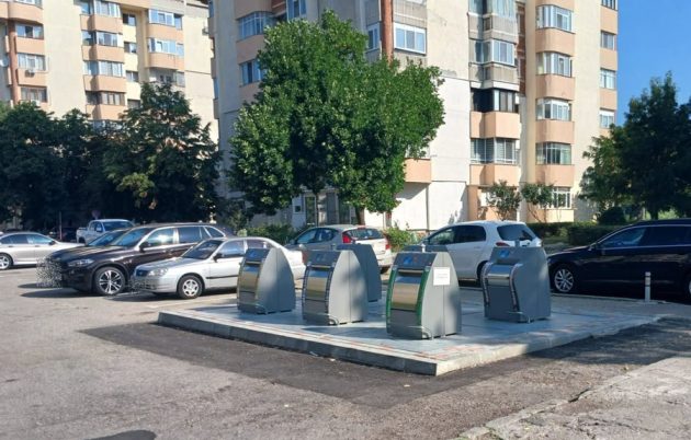 containare ingropate Sursă foto: FB Primaria Municipiului Pitesti