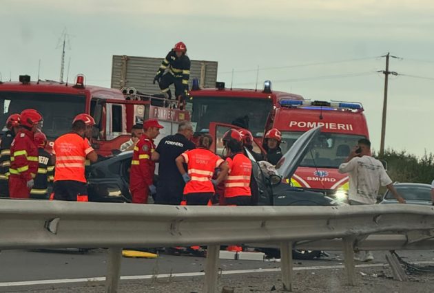 accident a 1 Sursă foto și video: grupuri MJ și Info Trafic Pitesti.
