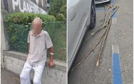 bărbat plecat din spital, depistat de polițiștii locali
