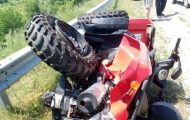 ATV răsturnat ATV răsturnat