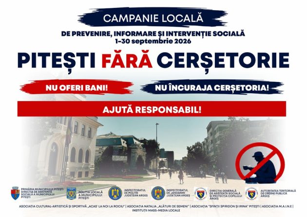„Pitești fără cerșetorie”: Primăria lansează o campanie de prevenire și intervenție socială 1 Sursă foto: Primăria Municipiului Pitesti cerșetorie
