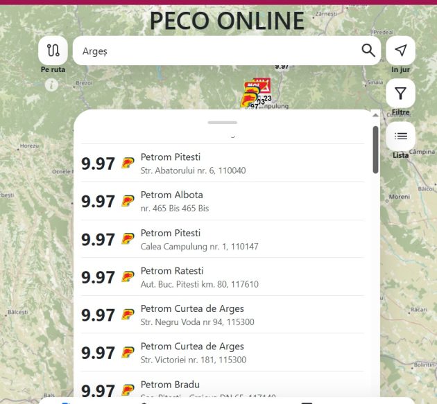 Prețul carburanților astăzi în Argeș. Unde găsim motorină sub 10 lei 1 Motorină sub 10 lei