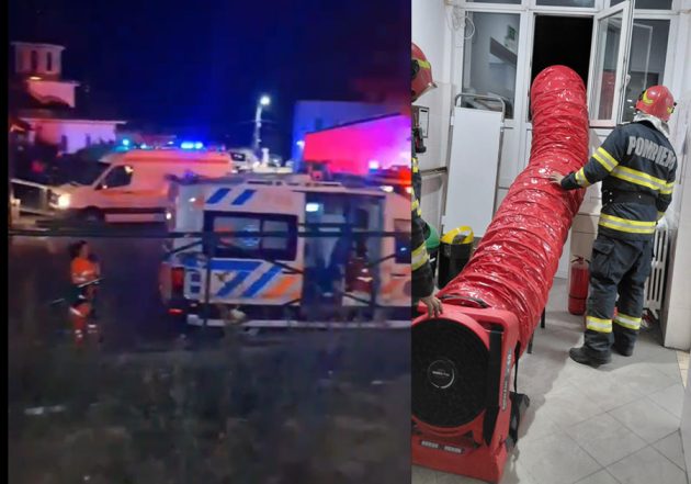 continuare incendiu bihor spital 1 Sursă foto și video: ISU Bihoar