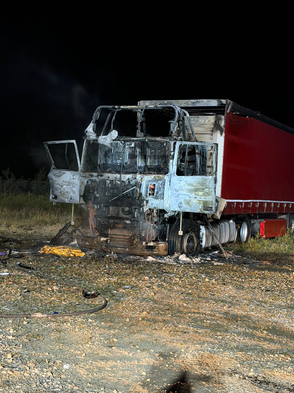 incendiu TIR