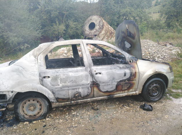 masina incendiu 