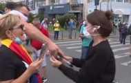 Jurnaliștii Realitatea PLUS agresați protest