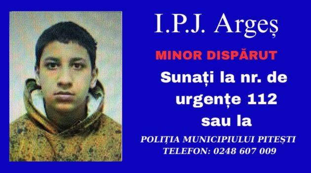 adolescent disparut pitesti