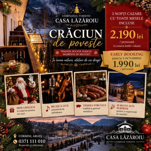 Casa Lăzăroiu oferta Craciun