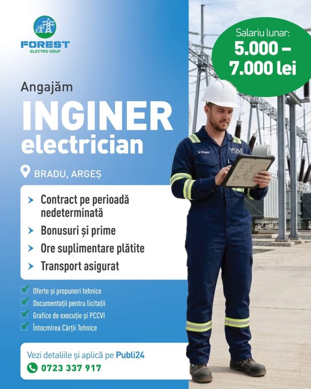 Forest Electro Grup 2002 își extinde echipa și angajează inginer electrician 1 Forest Electro Grup 2002