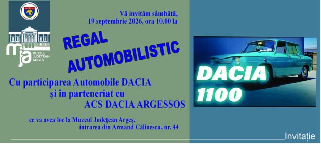 Dacia împlinește 60 de ani! Automobile istorice și modele de colecție, la Muzeul Județean Argeș. Poze de milioane! 1 Sursă foto: Muzeul Judetean Arges Dacia