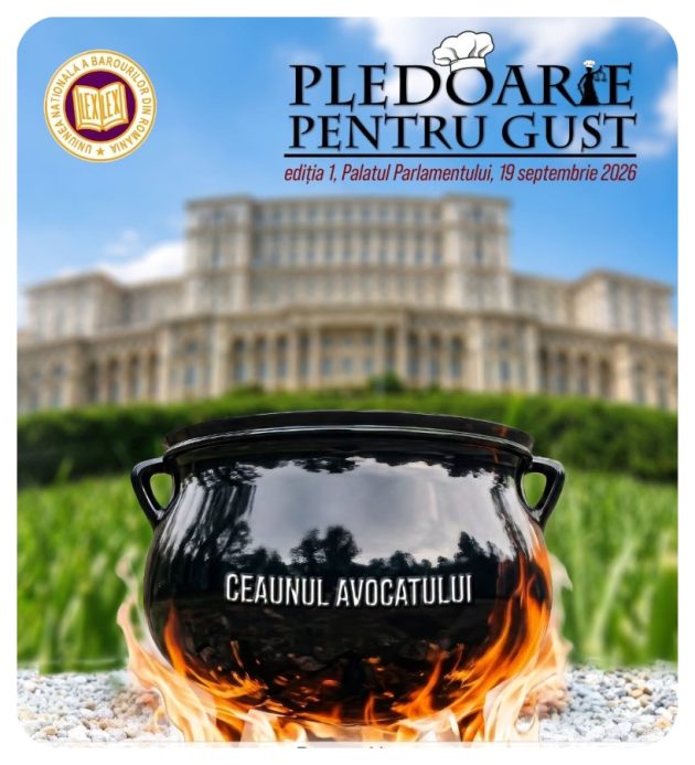 „Pledoarie pentru gust, ceaunul avocatului”.