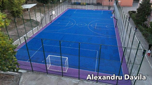 Vești bune pentru elevii din Pitești! Cinci terenuri și o sală de sport, complet modernizate 4 teren sport alexandru davila