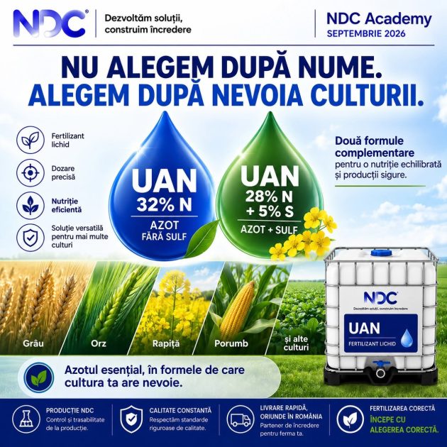 ndc fertilizanti lichizi - NDC propune două formule UAN. Fertilizarea lichidă, mai mult control asupra nutriției culturilor