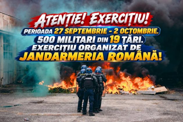 Exercițiu internațional al Jandarmeriei, în Argeș
