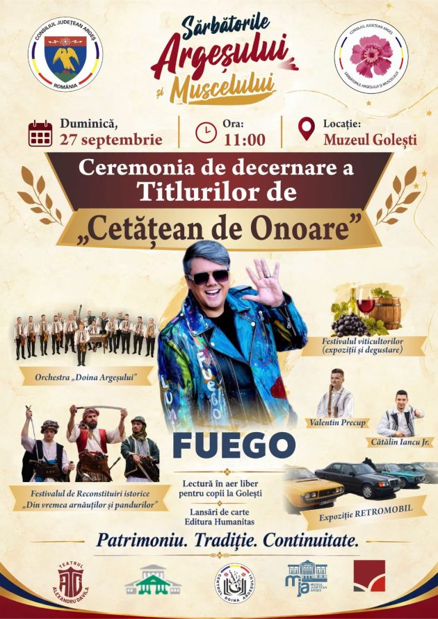(Video) Tradiție, cultură și muzică românească la Muzeul Golești 1 eveniment la Muzeul Golești