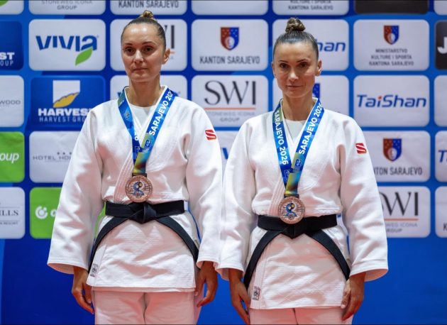 Bronz pentru sportivele Alina Zaharia și Alina Cheru la Campionatul Mondial de Judo de la Sarajevo 1 Alina Zaharia și Alina Cheru judo
