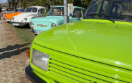 Retromobil colorat în Argeș