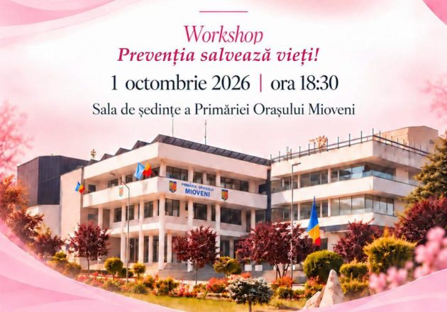 „Prevenția salvează vieți!” Workshop despre cancerul de sân, pe 1 octombrie, la Mioveni 1 Sursă foto: FB Primăria Orașului Mioveni