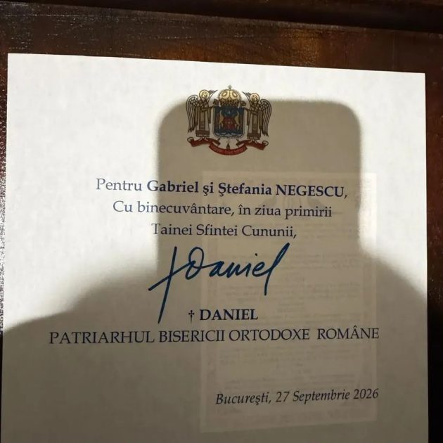 Nuntฤ รฎn familia preotului Florin Pฤcioianu! Preafericitul Daniel a trimis un dar de suflet mirilor! 4 cadou Preafericitul Daniel nunta stefania Pacioianu