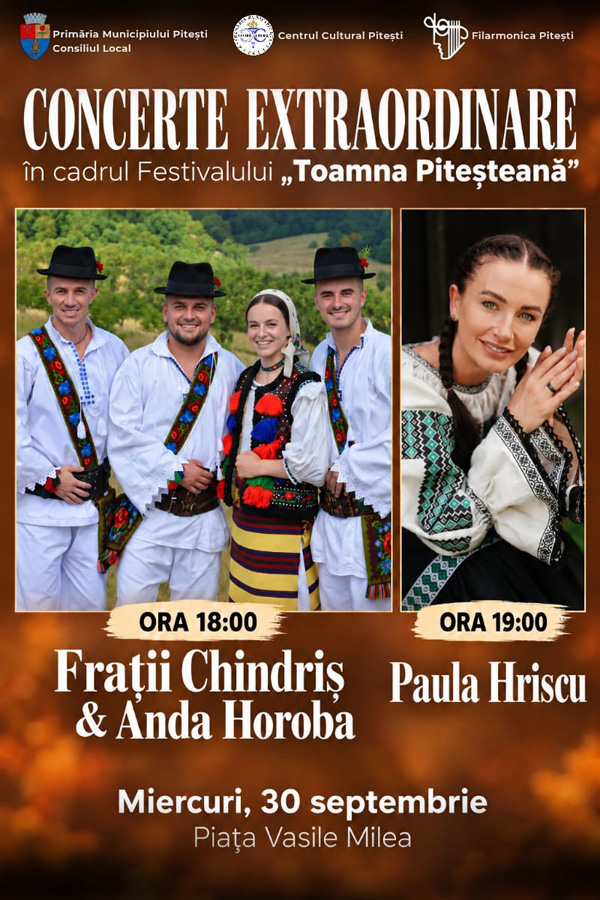 Sursă foto: Primăria Municipiului Pitești toamna pitesteana