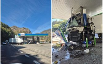 Accident pe DN 7/ Sursă foto: DRDP Craiova