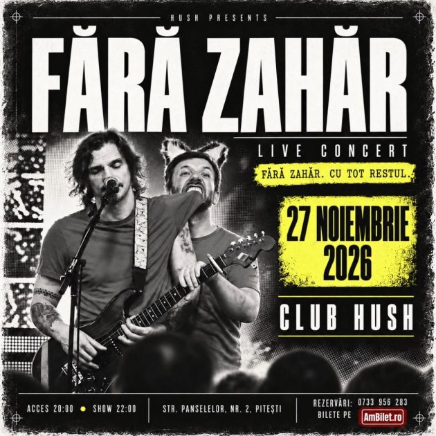 FARA ZAHĂR la Hush 