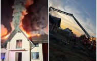 incendiu casă bistrița
