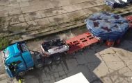 Un transport agabaritic de aproape 200 de tone va ajunge la Sălătrucu!
