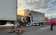 Accident grav pe A1! Bărbat resuscitat