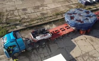 Un transport agabaritic de aproape 200 de tone va ajunge la Sălătrucu!