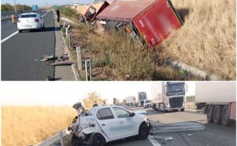 Accident pe A1