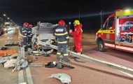 Accident grav pe DN 1C