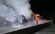 TIR a luat foc Dedulești (2)
