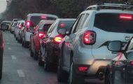 Trafic DN7 aglomerație mașini