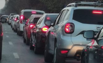 Trafic DN7 aglomerație mașini