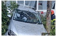 accident mașină bloc Pitești accident mașină bloc Pitești