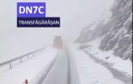 Ninsoare pe Transfăgărășan