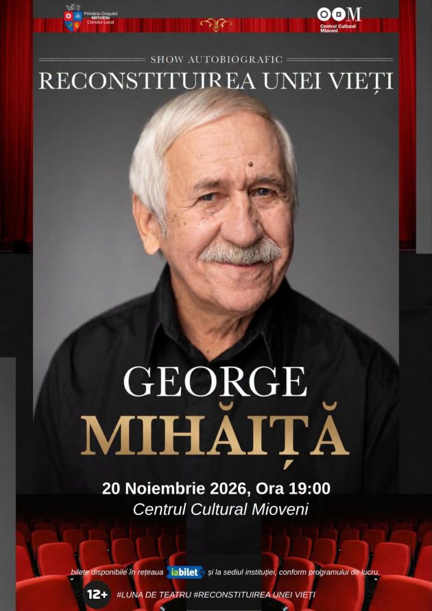 1793013849467blob - Seară de teatru deosebită la Mioveni, alături de George Mihăiță