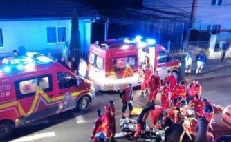 intervenție pompieri SMURD sibiu