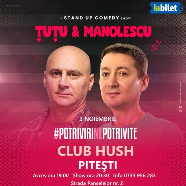 stand-up comedy la Hush Pitesti