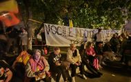 Georgescu fani protest